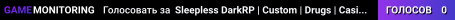 💀 Sleepless DarkRP | Custom ⚡ | Drugs 💊 | Casino 💰 |
