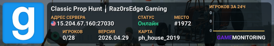 ★ Classic Prop Hunt ╽ Raz0rsEdge Gaming ★