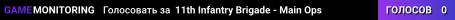 11th Infantry Brigade - Main Ops