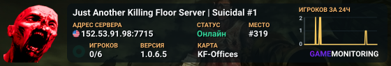 Just Another Killing Floor Server | Suicidal #1