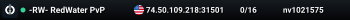 -RW- RedWater PvP