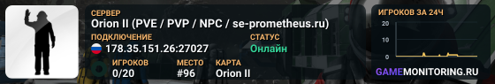 Orion II (PVE / PVP / NPC / se-prometheus.ru)