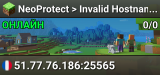 NeoProtect > Invalid Hostname! Visit us: https://neoprotect.net