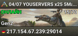 04/07 YOUSERVERS x25 5Man Built It Yourself