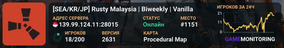 [SEA/KR/JP] Rusty Malaysia | Biweekly | Vanilla