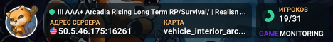 !!! AAA+ Arcadia Rising Long Term RP/Survival/ | Realism | Long