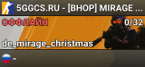 ❄️ 5GGCS.RU 💜 - [BHOP] MIRAGE WINTER | !VIPTEST