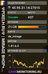 ☢️PIXELH.RU☢️ | MIRAGE BHOP++ | !VIPTEST !SKINS !WS !GL