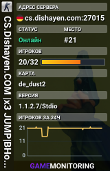 CS.Dishayen.COM |x3 JUMP|BHop|Skins|REV|HEAL|Server 4 Ladies