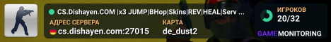 CS.Dishayen.COM |x3 JUMP|BHop|Skins|REV|HEAL|Server 4 Ladies