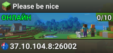 Please be nice
