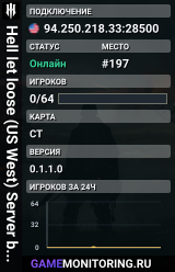 Hell let loose (US West) Server by g-portal.com