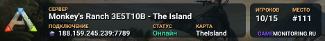 Monkey's Ranch 3E5T10B - The Island