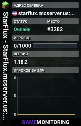 StarFlux - StarFlux.mcserver.us:9035 Whitelisted Check Discord: wGTrCNtrCF