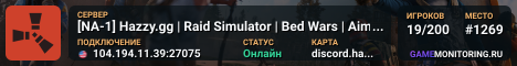 [NA-1] Hazzy.gg | Raid Simulator | Bed Wars | Aim | Wiped 06/21