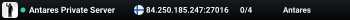 Antares Private Server