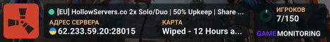 [EU] HollowServers.co 2x Solo/Duo | 50% Upkeep | Shared BPs