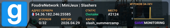 FoudreNetwork | MiniJeux | Slashers