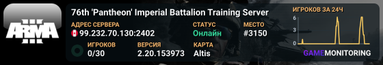 76th 'Pantheon' Imperial Battalion Training Server