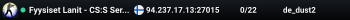 Fyysiset Lanit - CS:S Server