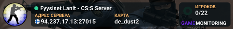 Fyysiset Lanit - CS:S Server