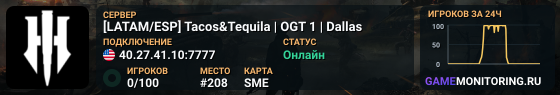 [LATAM/ESP] Tacos&Tequila | OGT 1 | Dallas