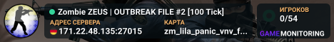 Zombie ZEUS | OUTBREAK FILE #2 [100 Tick]