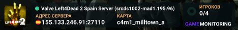 Valve Left4Dead 2 Spain Server (srcds1002-mad1.195.96)