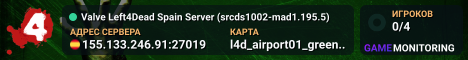 Valve Left4Dead Spain Server (srcds1002-mad1.195.5)