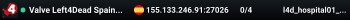 Valve Left4Dead Spain Server (srcds1002-mad1.195.12)