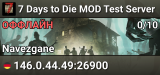 7 Days to Die MOD Test Server