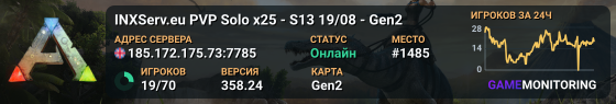 INXServ.eu PVP Solo x25 - S13 19/08 - Gen2