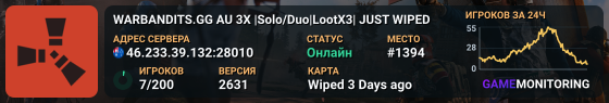 WARBANDITS.GG AU 3X |Solo/Duo|LootX3| JUST WIPED