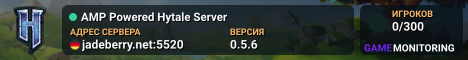 AMP Powered Hytale Server