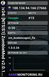 |v34| [NTS|S1] ZombieMod v2.0.1e Classic Server