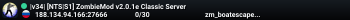|v34| [NTS|S1] ZombieMod v2.0.1e Classic Server