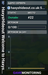 HaxysHideout §aWelcome to §lHaxysHideout§r!, HR-ZC4TUFJN