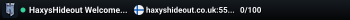 HaxysHideout §aWelcome to §lHaxysHideout§r!, HR-ZC4TUFJN