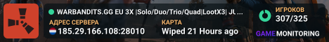WARBANDITS.GG EU 3X |Solo/Duo/Trio/Quad|LootX3| JUST WIPED