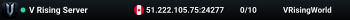 V Rising Server