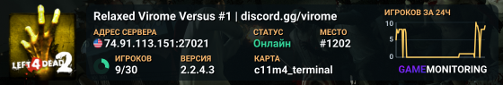 Relaxed Virome Versus #1 | discord.gg/virome
