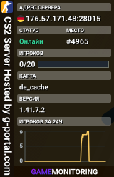 CS2 Server Hosted by g-portal.com