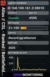 Atlas // CSL - Ranked | Battlefield | Aimtrain | Scrims | FFA