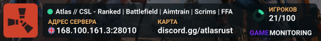 Atlas // CSL - Ranked | Battlefield | Aimtrain | Scrims | FFA