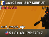 JazzCS.net | 24/7 SURF UTOPIA | RampFix | !skins !knife !gloves