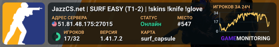 JazzCS.net | SURF EASY (T1-2) | !skins !knife !gloves
