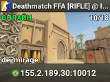 Deathmatch FFA [RIFLE] @ Registre-se GamersClub.com.br
