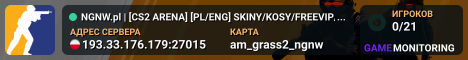 NGNW.pl | [CS2 ARENA] [PL/ENG] SKINY/KOSY/FREEVIP/TRYBY/BRONIE