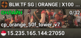 █ BLW.TF SG | ORANGE | X100 WEAPONS | 100% CRITS █