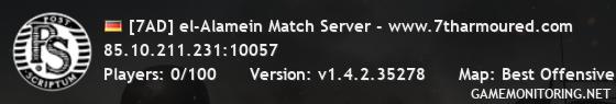 [7AD] el-Alamein Match Server - www.7tharmoured.com